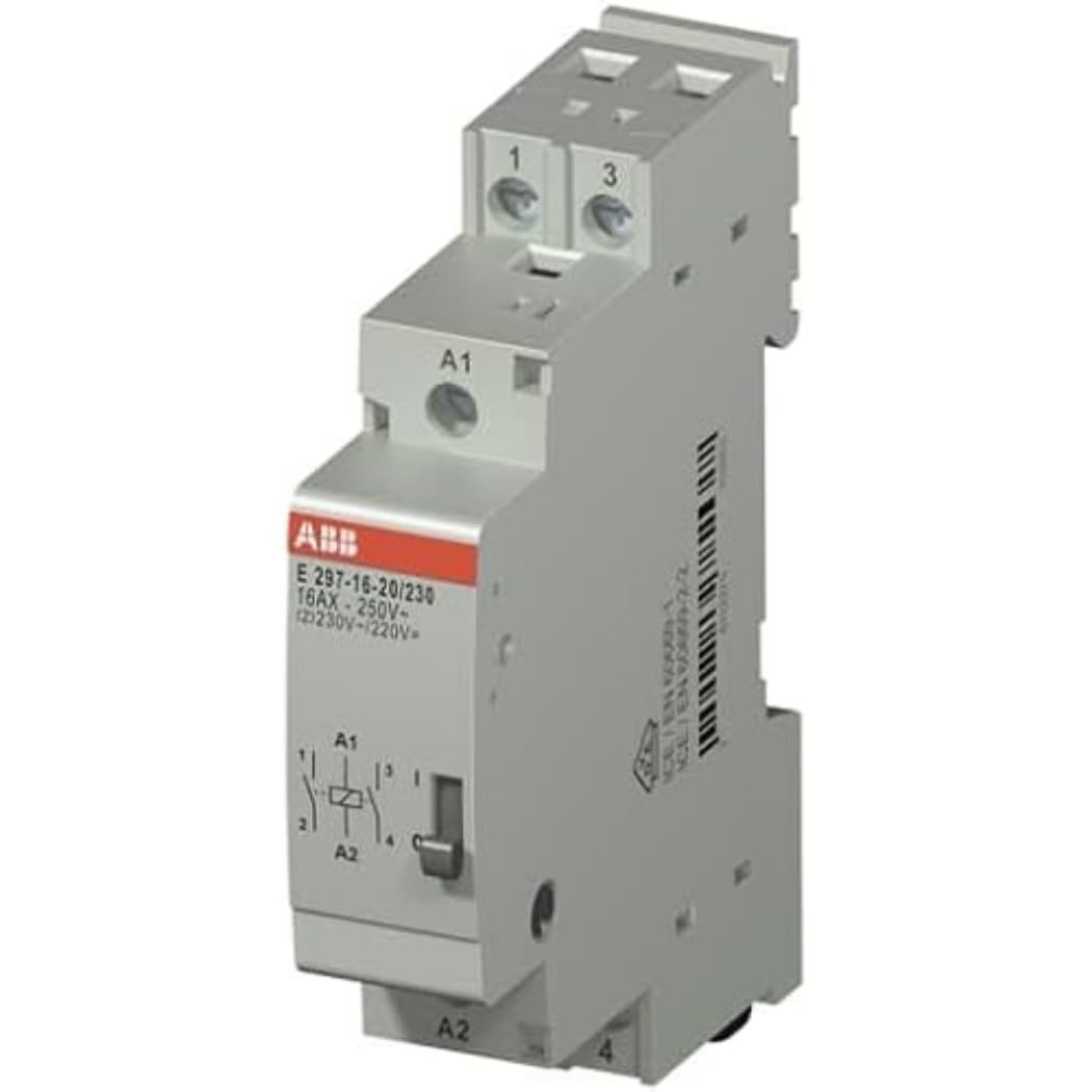 ABB Stotz S&J Installation Relay E297-16-20/230 230VAC, 16A, 2NO Installation Relay 7612270940172