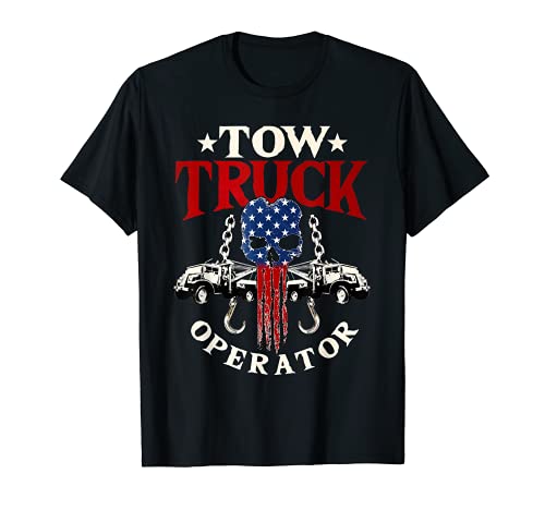 Tow Truck Driver Gifts Funny Operator Wrecker Towing T-Shirt