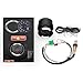 SINCO TECH 2'' 52mm A/F Ratio Gauge with Narrow Oxygen Sensor Car AFR Meter (A/F)