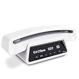 Alcatel Epure - Design DECT 6.0 Cordless Phone for Home with Answering Machine, Handsfree and Unwanted Call Blocking, White