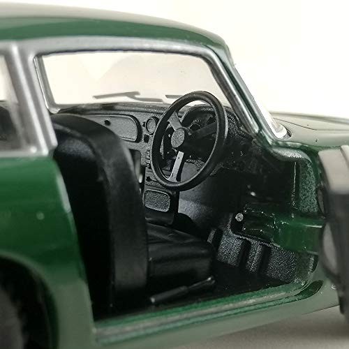 Sport Racing Classic Model Car Die-Cast 1:38 1963 Aston Martin Db5 Green Color Toy Collection Pull Back Open Door Hobby Collectible #TOP6