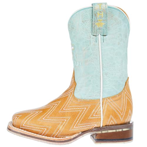 Tin Haul Little Kids Dancette Cowgirl Love Sole Green 8 In Top Boot Green 112