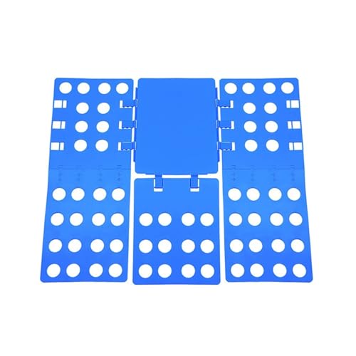 LSNNMU Tabla for doblar camisetas ajustable for adultos, tabla for ropa, de plástico for lavandería Para Hogar(Blue)