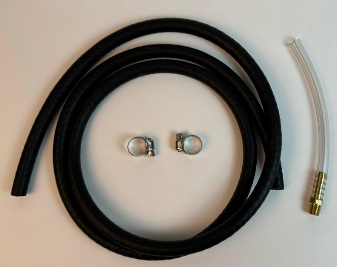 National Vacuum Equipment 320-081 Remote Oil Tank Kit for NVE Pumps: 304/607/866/877
