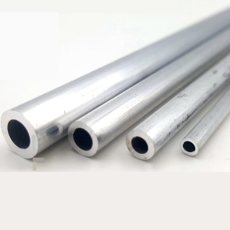Aluminum Round Tubing Seamless Straight Pipes, 3.5mm Thickness 10-45mm OD Straight 300mm 500mm Long Round 6063 Aluminum Alloy Tube(500mm OD 18 x ID 11mm)