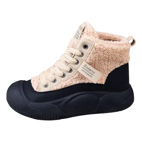 Winter Velvet Cotton Shoes - Thick Sole Casual Snow White Mens Shoes