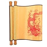 Décoration de parchemin : découvrez une culture différente avec ce parchemin oriental, ajoutez également plus de plaisir à la fête et à la célébration du festival, accessoire de costume d'empereur chinois
