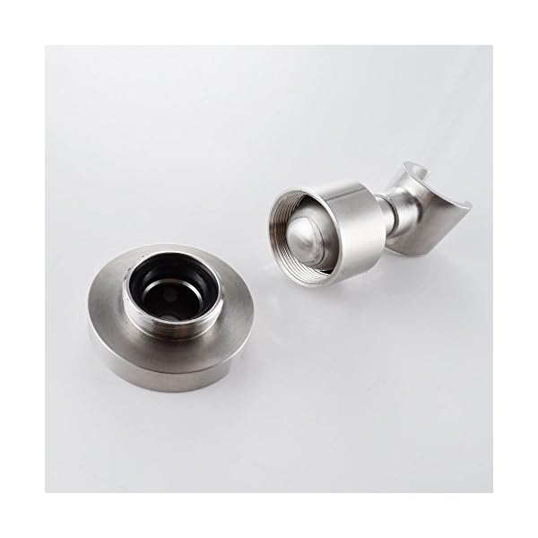 Massiver Edelstahl Brausehalter mit Kugelgelenk universal Modell KF – B808 – Bild 9