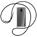 Produktbild mtb more energy Handykette kompatibel mit Samsung Galaxy A6 2018 (SM-A600, 5.6'') - schwarz - Smartphone Hülle zum Umhängen - Anti Shock Full TPU Case