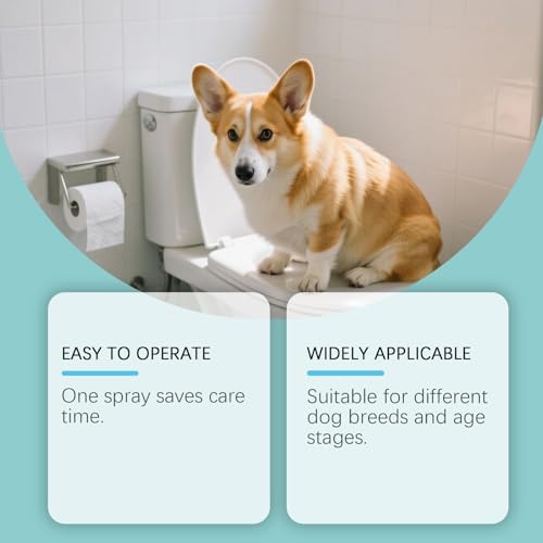 60ml Hunde Potty Training Spray,Doppelzusammensetzung Welpen Toilettentraining Hilfe,Hunde Anziehungsspray für Schnelles,Effektives Stubenrein Training für Innen,Toilettentraining Hilfe Hunde