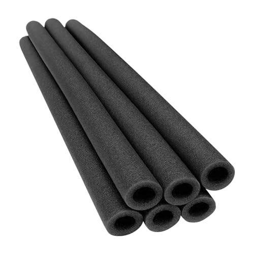 Tubos de espuma para trampolín, protector de barra para barras de trampolín, 6 piezas de espuma de 88 cm, tubos de espuma, acolchado de espuma