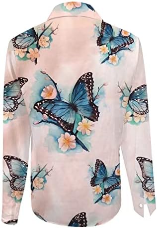 RMXEi Ladies Casual Vintage Print Shirts Fall Long Sleeve Single Breasted Lapel Top 3 RMXEi Ladies Casual Vintage Print Shirts Fall Long Sleeve Single Breasted Lapel Top