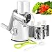 Wuciray Affetta Verdure Manuale Tagliaverdure Mandolina per Trita Verdure con 3 Lame per Affettare Tagliare e Grattugiare da Cucina Taglia Verdure Grattugia per Verdure Manuale Vegetable Slicer