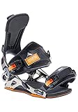 Sistema de entrada fácil. SP United Unisex - Fijaciones de Snowboard de montaña para Adultos, Color Negro, Talla M