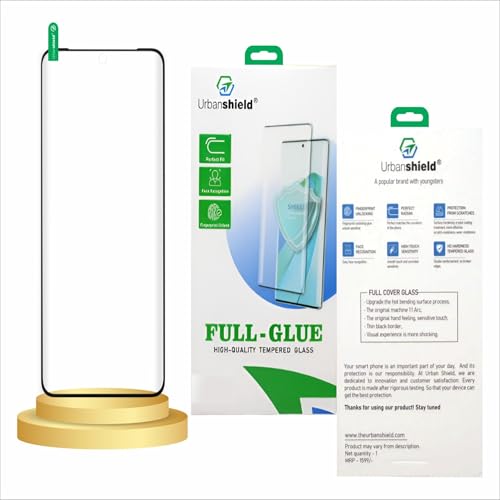 Image of Full Glue Military-Grade Gorilla Tempered Glass Compatible With V-IVO T3 PRO | 9H Shatterproof, Fingerprint-Compatible, Anti-Scratch Curved Screen Edge To Edge Guard with Installation Kit