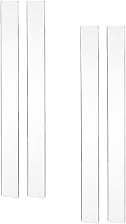 Rolling Pin Guide Stick 2 pairs Dough Leveler Sticks Dough Ruler Measuring Dough Strips Guides Pastry Ruler Perfection Sticks for Thickness Guide Pastry Cookie Kitchen Restaurant