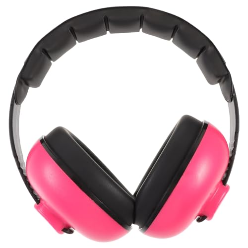 MOLUCKFU 1 Set Safety Ear Muffs Shooting Ear Protection Headphone Cancelacion De Headphones for Headphones for Students Noise Blocking Headset Pink Sponge
