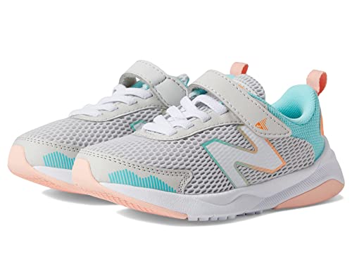 New Balance PT545GS1 Kid'S Dynasoft 545 V1 Hook And Loop Running Shoe, Summer Fog/Surf/Peach Glaze thumb #1