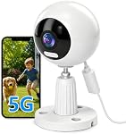5G/2.4G Outdoor/Indoor Security Camera,1080P Baby/Elder/Dog/Pet Camera with Phone App, WiFi Baby Monitor, Motion Detection, Alarm Siren, Night Vision, IP66 Waterproof, SD/Cloud, Work with Alexa