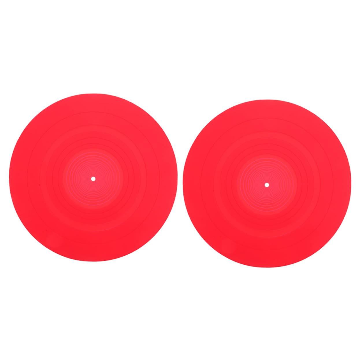 Tappetino in Silicone Antistatico per Dischi in Vinile, Protezione Delicata 2 Pezzi