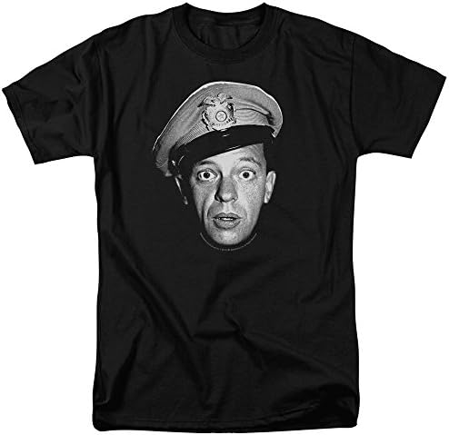 The Andy Griffith Show Barney Head Mens Short Sleeve Shirt