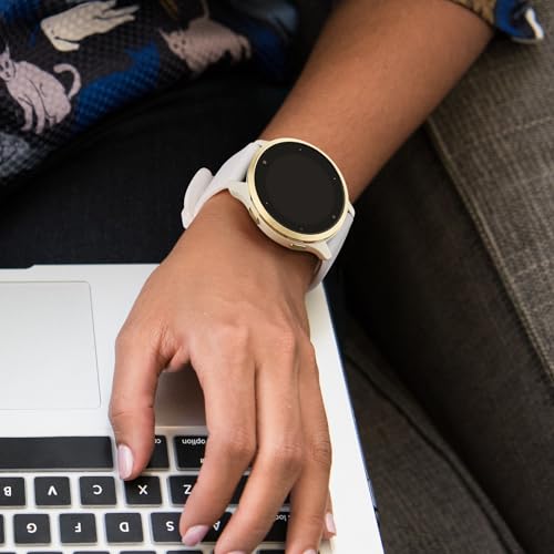 Silicone Watch Bands - Quick Release Waterproof Soft Rubber Replacement Straps with Silver Plated Stainless Steel Buckle 20mm 22mm (White, 22mm) - Image 7