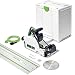 Produktbild Festool Vorritzer-Tauchsäge TSV 60 KEBQ-Plus-FS (mit Kreissägeblatt, Sichtfenster, Innensechskantschlüssel, Vorritz-Sägeblatt, Innensechskantschlüssel, Führungsschiene), im Systainer