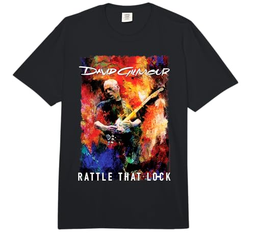 Image of Official David Gilmour Rattle that Lock Guitar Color Storm Comfort Colors Adult Heavyweight T-Shirt