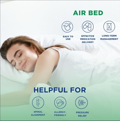 Image of Air Mattress Therapy for Bed Sores Anti-Decubitus|Bubble Mattress| Anti-Bedsore Air Mattress with Compressor Inflatable Air Bed (Blue)