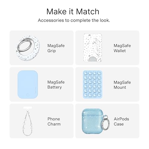 VELVET CAVIAR for iPhone 15 Case - Compatible with MagSafe - 10ft Drop Tested - Silver Holographic Phone Cases - Lucky Girl Holo by VELVET CAVIAR - Used condition - Image 7