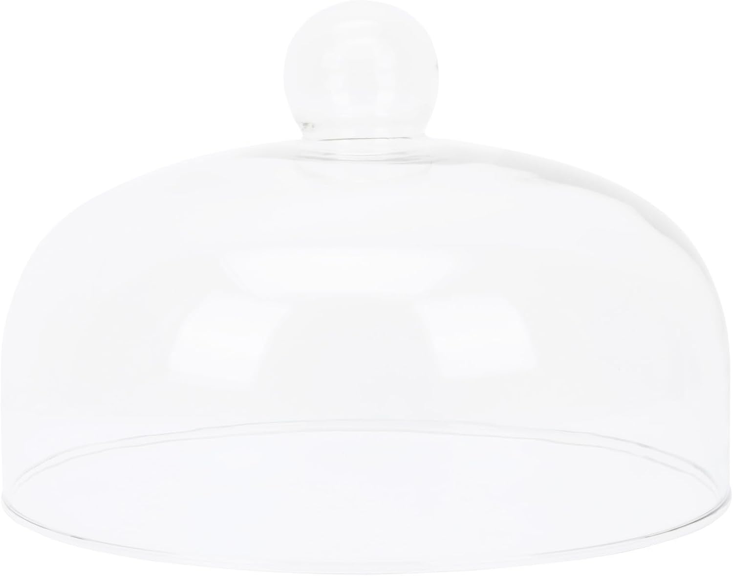 jojofuny Glass Food Cover Splash-proof Microwave Food Protector with Design, Lead-free Dessert Protector Suitable for Everyday Kitchen Use