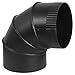 Imperial Mfg Group 6' Blk Adj Elbow Bm0014 Stove Pipe Fittings