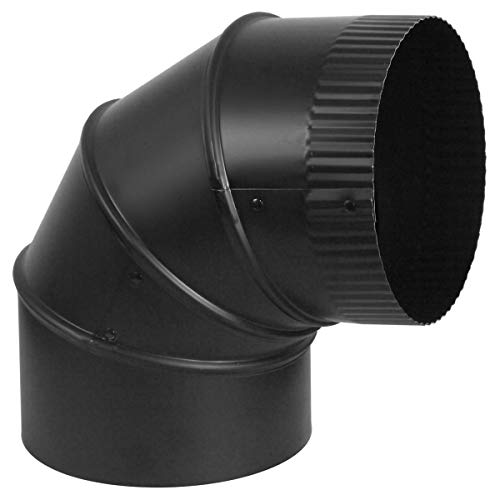 Imperial Mfg Group 6' Blk Adj Elbow Bm0014 Stove Pipe Fittings