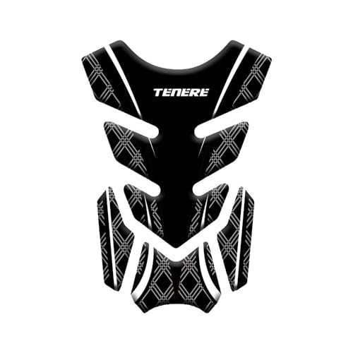 Autocollant reservoir Super Tenere XT1200Z anti rayures et grip genoux blanc