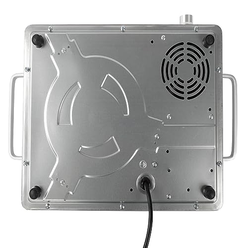 Image of Quba Infrared Induction Cooktop with timer function 2200w With Cooking Grill Radiant Cooktop (Black, Touch Panel)