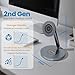 Nillkin Magnetic iPad Stand for Desk, MagSafe Wireless iPhone Charger Stand, 360° Rotating Base, Adjustable Aluminum Tablet Holder for Work, Office, Home, Kitchen Use