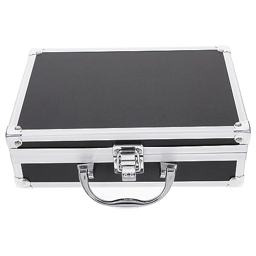 Toyvian Tool Box Tool Box Aluminum Case Briefcase for Men Locking Case Briefcases for Men