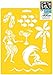 Delta Creative Stencil Mania Stencils, 7 by 10-Inch, SM97-0850 Tropical Vacation