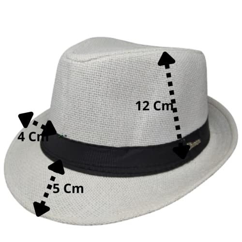 Chapéu Moda Panamá Aba Pequena Praia Unissex Verão Sol City