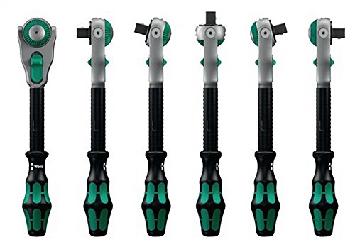 Wera Zyklop Speed-Knarre 8000 A mit 1/4-Antrieb, 1/4 Zoll x 152 mm, 05003500001