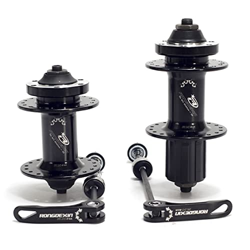 MTB Buje para Bicicleta 32 36 Agujeros Bolas Rodamiento Casete Rodamiento Liberación Rápida Aleación De Aluminio Freno De Disco MTB Bike Hubs para 7 8 9 10 11 Velocidad (Color : Black 36H) Cover