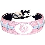 NFL Cincinnati Bengals Pink Football Bracelet