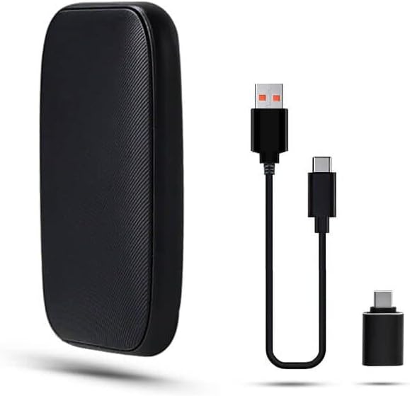 Wireless Car-Play Adapter AI Box for Car with OEM Wired Car-Play, Biorunn Car Multimedia Box Convert Wired to Wireless Car-Play Android Auto, Card Slot BT WiFi, Supports Netflix and YouTube