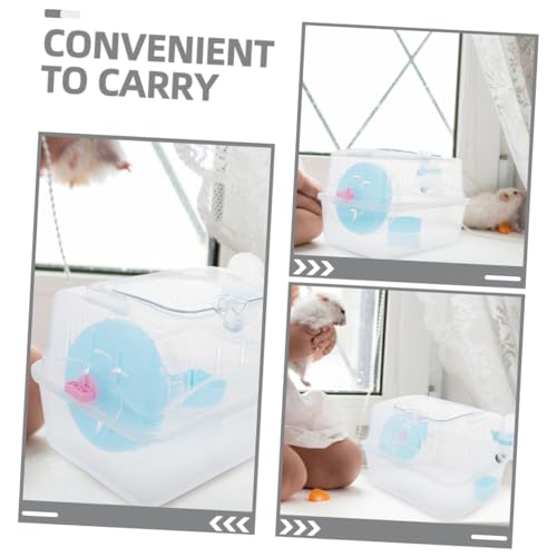 Toddmomy Gaiola externa para hamster gaiola externa para animais de estimação gaiola de mouse para r