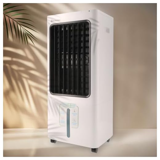 M mimotec - Climatizador Evaporativo Portátil Airmax 4800 m³/h Blanco, enfriador de Aire 30L Control Remoto, Motor DC Silencioso, 100W, Bajo Consumo, ideal para Hogar, Oficina y Exteriores Cubiertos