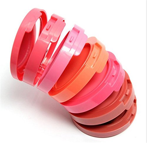 Meao Multi-Layer 5 Colors Blusher Compact Powder Makeup - Facial Base Foundation Pressed Powder Cheek Cosmetics With Brush - Pro Face Sheer Matte Mineral Blush Contouring Kit Base Pallet Palette #TOP4