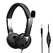 Produktbild 3,5mm Headset Handy mit Mikrofon Noise Cancelling & Lautstärkeregler, PC Kopfhörer 3,5mm Klinke für Computer Business Skype SoftPhone Call Center Office
