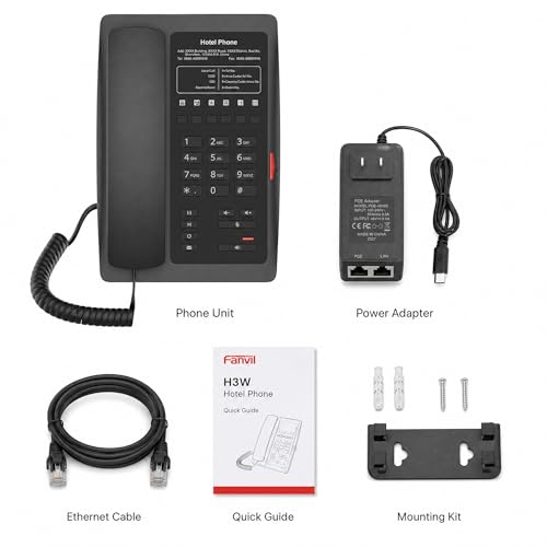 Teléfono IP inalámbrico Fanvil H3W para hotel miniatura 2