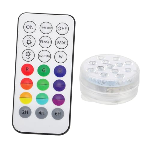 Yardwe 1 Conjunto Luz De Mergulho Luz Led Subaquática Aquário De Led Lâmpada De Aquário Luzes De Cor
