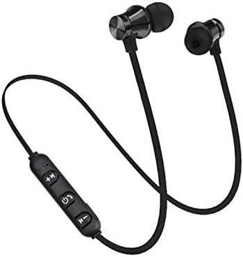CRYSNERY Cuffie Bluetooth Magnetiche, Auricolari Sport Cuffie Stereo Bass  Musica Auricolari con Microfono Headset : Amazon.it: Elettronica